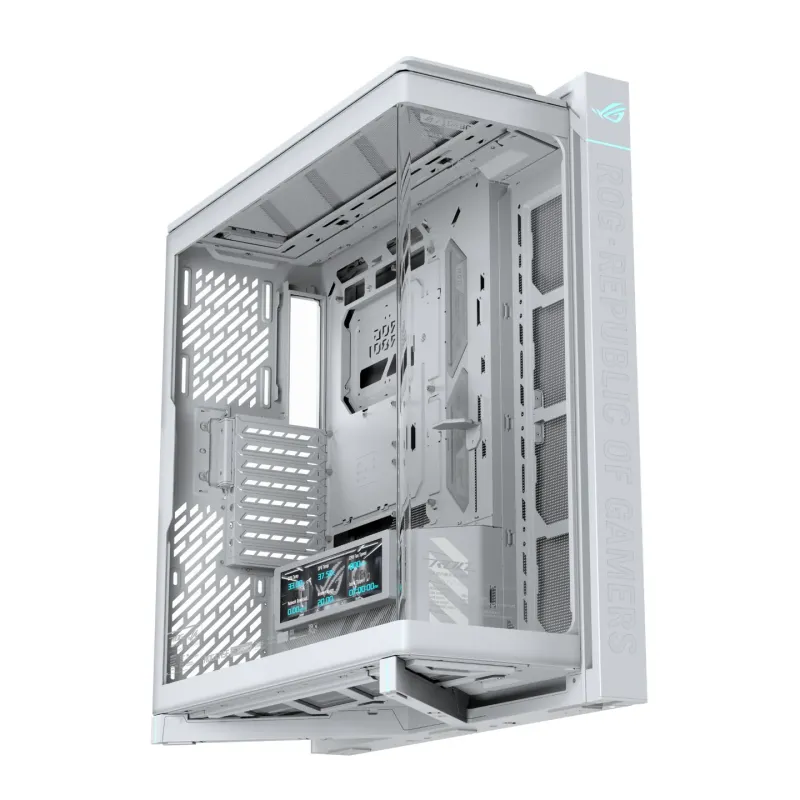 Asus ROG 幻世神 GR801 曲面豪華版 Cronox  Full-Tower EATX 電競機箱 - 白色
