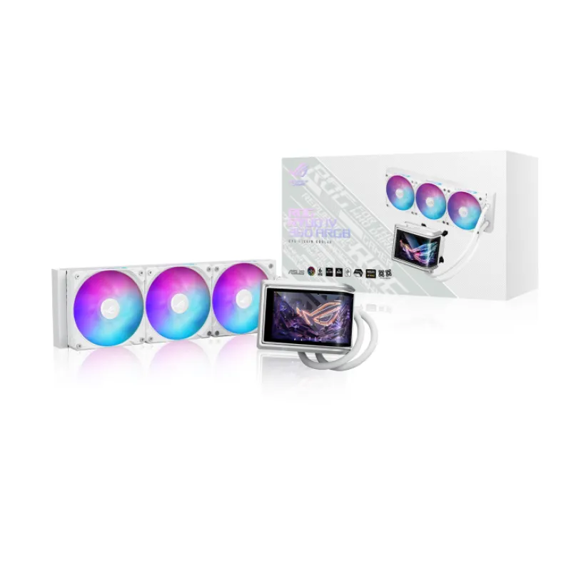 ASUS ROG RYUO IV 360 ARGB 水冷散熱器 - 白色