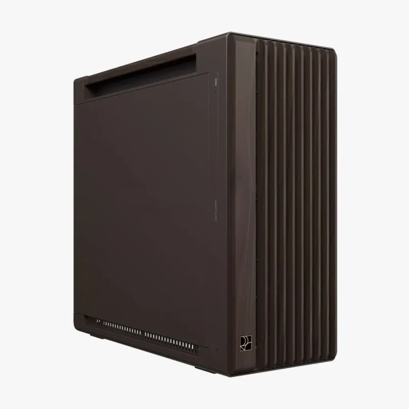 ASUS 華碩 ProArt PA602 Wood Edition E-ATX 機箱 -啡色 【胡桃木把手 / 沖孔金屬側板 / 無玻璃非透側】 (CA-APA602S)