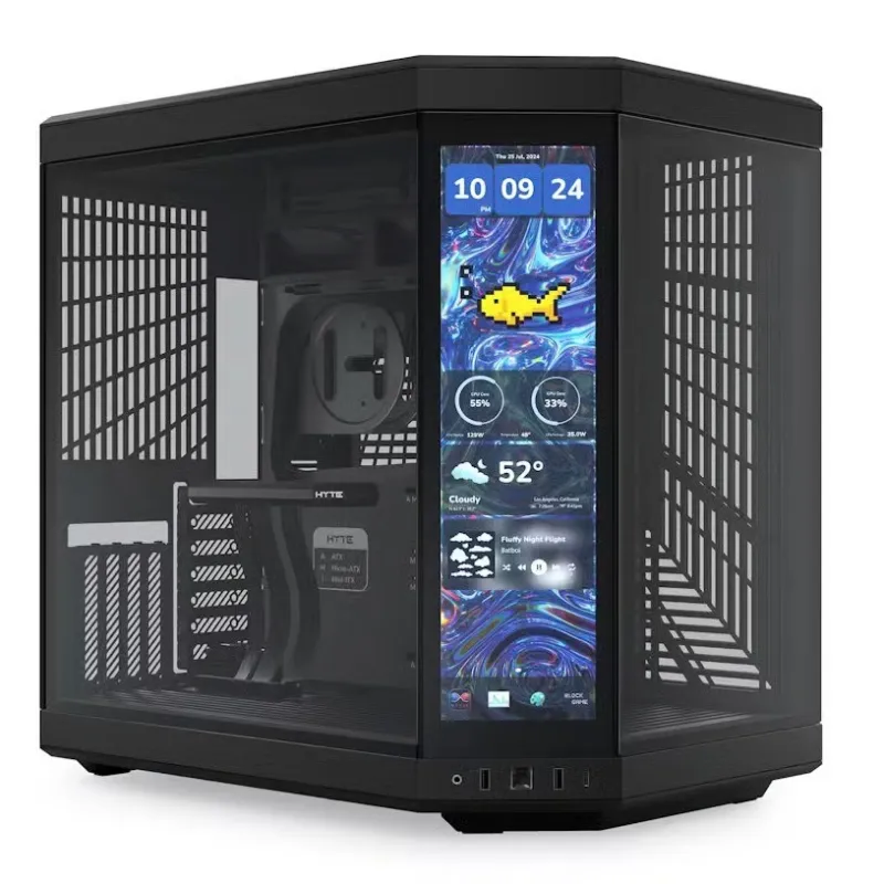 HYTE Y70 Touch Infinity ATX 機箱 - 黑色