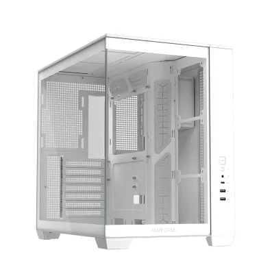 ASUS 華碩 A32 ATX 機箱 - 白色 (玻璃側透/黑色/無風扇)