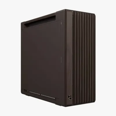 ASUS 華碩 ProArt PA602 Wood Edition E-ATX 機箱 -啡色 【胡桃木把手 / 沖孔金屬側板 / 無玻璃非透側】 (CA-APA602S)
