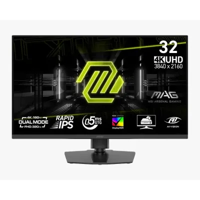MSI 微星 MAG 322URDF E16 32吋雙模電競顯示器 (MO-MA322UD / 4K 160Hz / FHD 320Hz / Rapid IPS / 0.5ms)