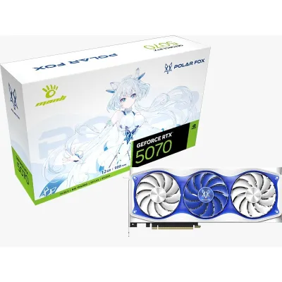 Manli 萬麗 Polar Fox GeForce RTX 5070 OC 12GB GDDR7 顯示卡
