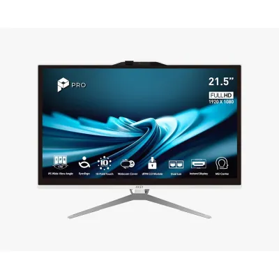 MSI 微星 PRO AP222T 14MA 21.5吋 觸控一體式電腦 (Pentium G7400/8GB/128GB SSD/Win11 Pro) 商用 AIO PC #AI-MA22214