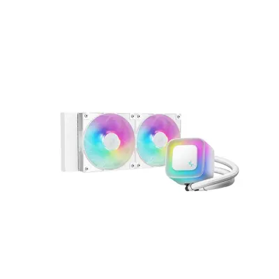 DeepCool LE240 V2 水冷散熱器 240mm (黑/白) - 白色