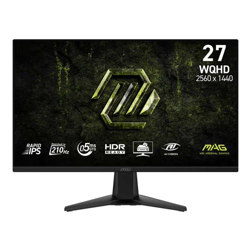 MSI 微星 MAG 275QF E21 電競顯示器 (27吋 / 2K WQHD [2560 x 1440] / 210Hz / Rapid IPS / Adaptive-Sync)