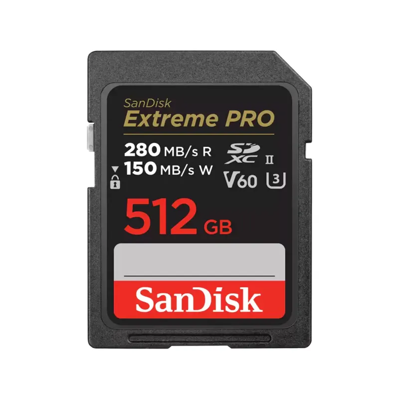 SanDisk Extreme PRO SDXC UHS-II U3 V60 記憶卡 - 512GB