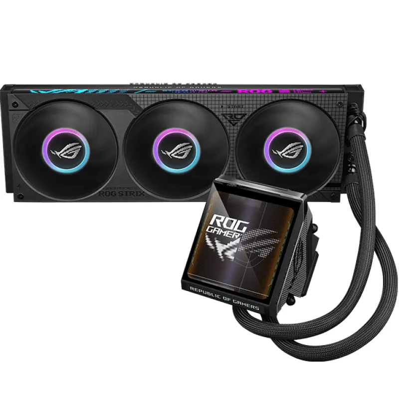 ASUS 華碩 ROG STRIX LC IV 360 ARGB LCD 360mm 水冷散熱器 - 黑色
