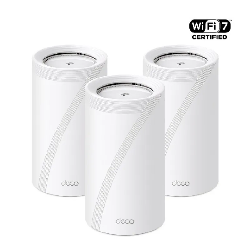 TP-Link Deco BE85 BE22000 三頻 Mesh Wi-Fi 7 無線網絡路由器 (3-pack)