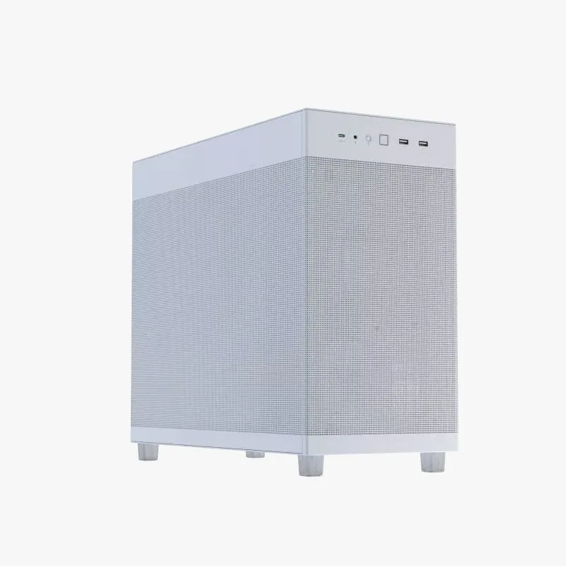 ASUS 華碩 PRIME AP303 MESH ATX 機箱 (白色) | 高通風網狀面板 | 預裝 120mm PWM 風扇 |