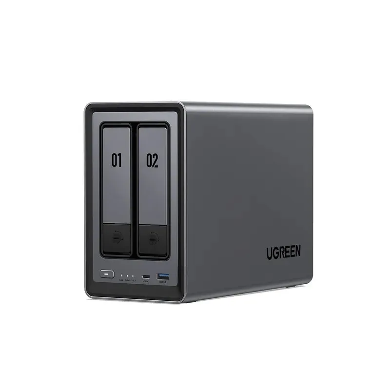 UGREEN 綠聯 NASync DXP2800 雙盤位網路儲存伺服器 2-Bay NAS丨內置 Intel 處理器丨香港行貨 2年保養（HD-DXP2800）