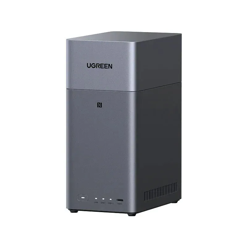 UGREEN 綠聯 NASync DH2300 雙盤位家用智慧網路儲存伺服器 2-Bay NAS丨智能相簿備份丨香港行貨 2年保養（HD-DH2300）