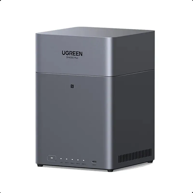 UGREEN 綠聯 NASync DH4300 Plus 四盤位智慧網路儲存伺服器 4-Bay NAS丨家用娛樂與辦公備份丨香港行貨 2年保養（HD-DH4300+）