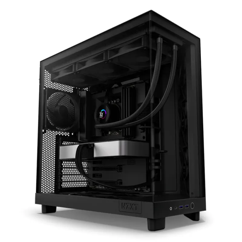 NZXT H6 Flow Compact Dual-Chamber Mid-Tower Airflow ATX Case
