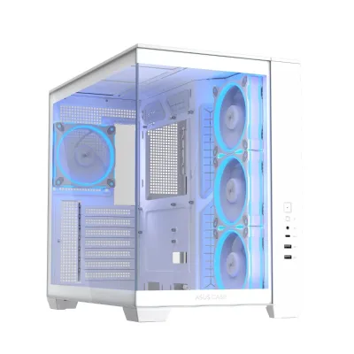 ASUS 華碩 A32 PLUS ARGB  ATX 機箱 - 白色 / A32 PLUS - 預裝4把ARGB風扇