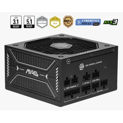 MSI 微星 MAG A750GL PCIE5 750W 金牌全模組電源供應器 (ATX 3.0) - 支援 PCIe 5.0