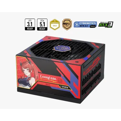 MSI 微星 MPG A850GLS MLG 魔龍姬聯名版 850W 金牌全模組電源