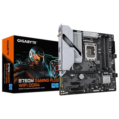 GIGABYTE 技嘉 B760M GAMING PLUS WIFI  DDR4 MATX 主機板 (DDR4)