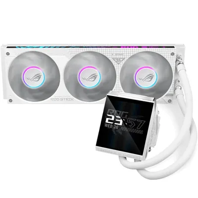 ASUS 華碩 ROG STRIX LC IV 360 ARGB LCD 360mm 水冷散熱器 - 白色