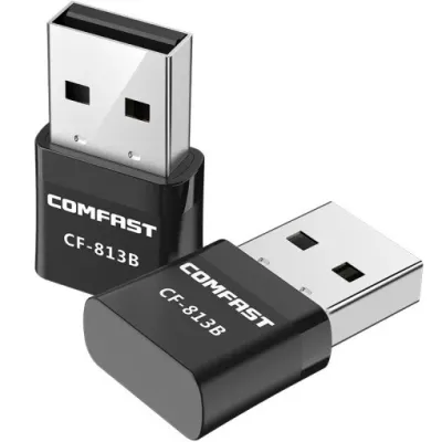 COMFAST CF-813B 雙頻 AC650 雙效 USB 無線網卡 + 藍牙接收器 (5.8GHz+2.4GHz/免驅動/RTL8821CU)