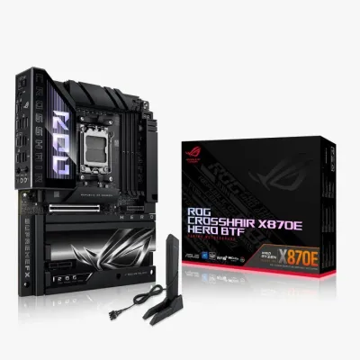 ASUS ROG CROSSHAIR X870E HERO BTF | AMD X870E 背插主機板 | DDR5