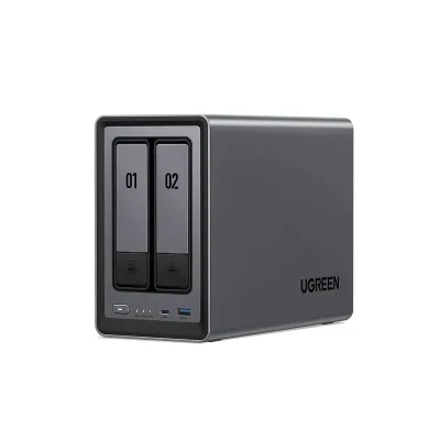 UGREEN 綠聯 NASync DXP2800 雙盤位網路儲存伺服器 2-Bay NAS丨內置 Intel 處理器丨香港行貨 2年保養（HD-DXP2800）