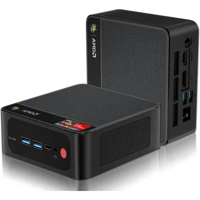 【Beelink】SER5 迷你電腦主機 (AMD R5 處理器 / 16G+500G / 正版Win11 / 兩年保固) 高效文書/輕度遊戲 Mini PC