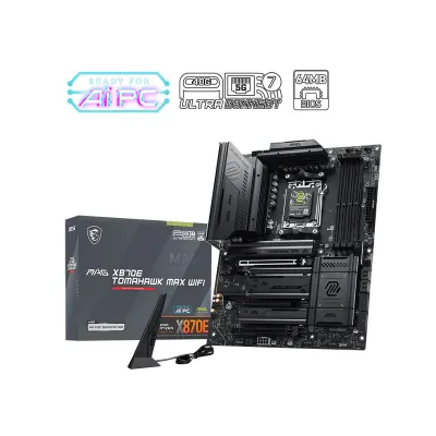 MSI MAG X870E TOMAHAWK MAX WIFI 主機板 (AMD AM5 / DDR5 / Wi-Fi 7 / PCIe 5.0)