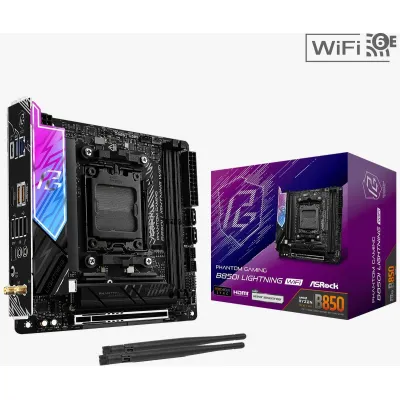 ASRock 華擎 B850I Lightning WiFi ITX 主機板 (DDR5) - 3年保養