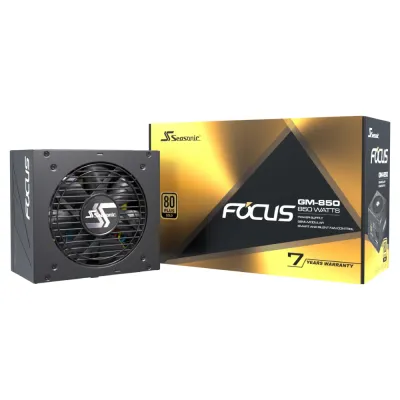 Seasonic FOCUS GM850 850W 半模組化金牌電源供應器
