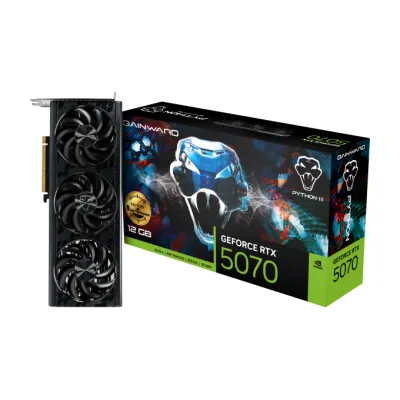Gainward GeForce RTX 5070 PYTHON III OC 12GB GDDR7 顯示卡