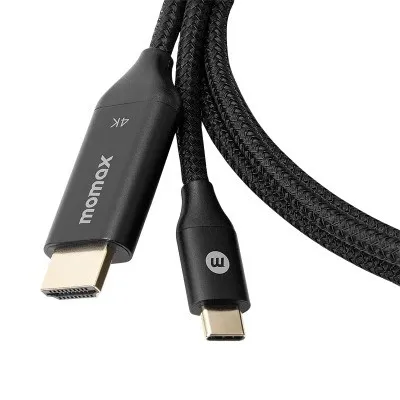 Momax Elite Link USB-C to HDMI 2.0 4K連接線 2m 黑色 DT3D