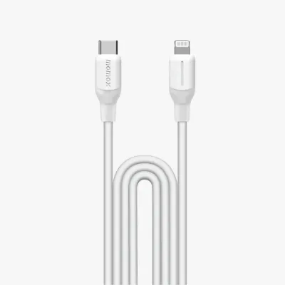 Momax 1-Link Flow CL USB-C to Lightning 1.2m 充電線 DL53 白色 DL53W