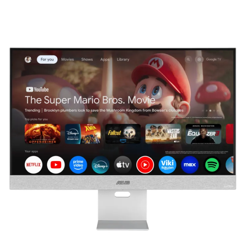 ASUS 華碩 MS32UC 32吋智慧4K專業顯示器 (31.5吋可視 / 4K UHD [3840x2160] / IPS / 內建 Google TV / Harman Kardon 認證喇叭 / 98% DCI-P3 / 支援多平台實況直播 & 無線投影 / USB-C 90W PD) - 3年原廠保養