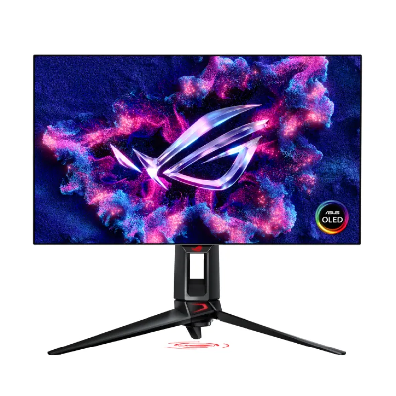 ASUS 華碩 ROG Swift OLED PG27AQDP 電競顯示器 (27吋 [26.5吋可視] / 2K QHD [2560x1440] / 原生 480Hz 極限高刷 / 0.03ms GTG / 新一代 WOLED 面板 / OLED Care+ 防烙印 / DisplayHDR True Black 400 / 99% DCI-P3 / ROG Gaming A.I 助手) - 3年原廠保養