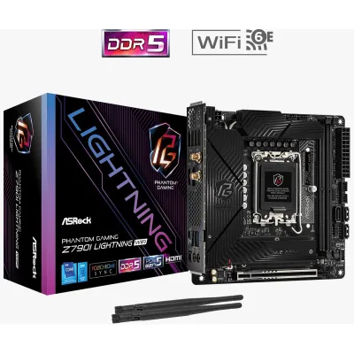ASRock 華擎 Phantom Gaming Z790I Lightning WiFi Mini-ITX 主機板 (DDR5)