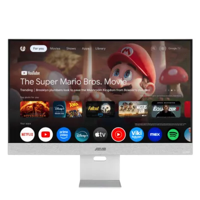 ASUS 華碩 MS32UC 32吋智慧4K專業顯示器 (31.5吋可視 / 4K UHD [3840x2160] / IPS / 內建 Google TV / Harman Kardon 認證喇叭 / 98% DCI-P3 / 支援多平台實況直播 & 無線投影 / USB-C 90W PD) - 3年原廠保養