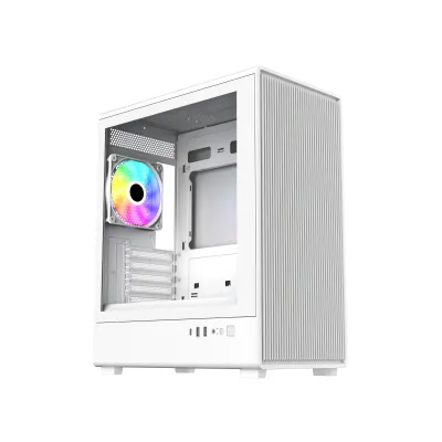 Cooler Master Elite 350 Micro-ATX 機箱 - Black 黑色 【預裝4把ARGB風扇】 - 2年保養 - 白色