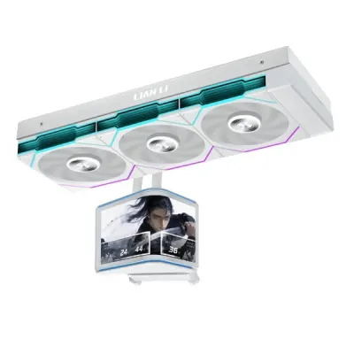LIAN LI 聯力 Hydroshift II OLED CURVED 360TL 360mm 水冷散熱器 - White 白色
