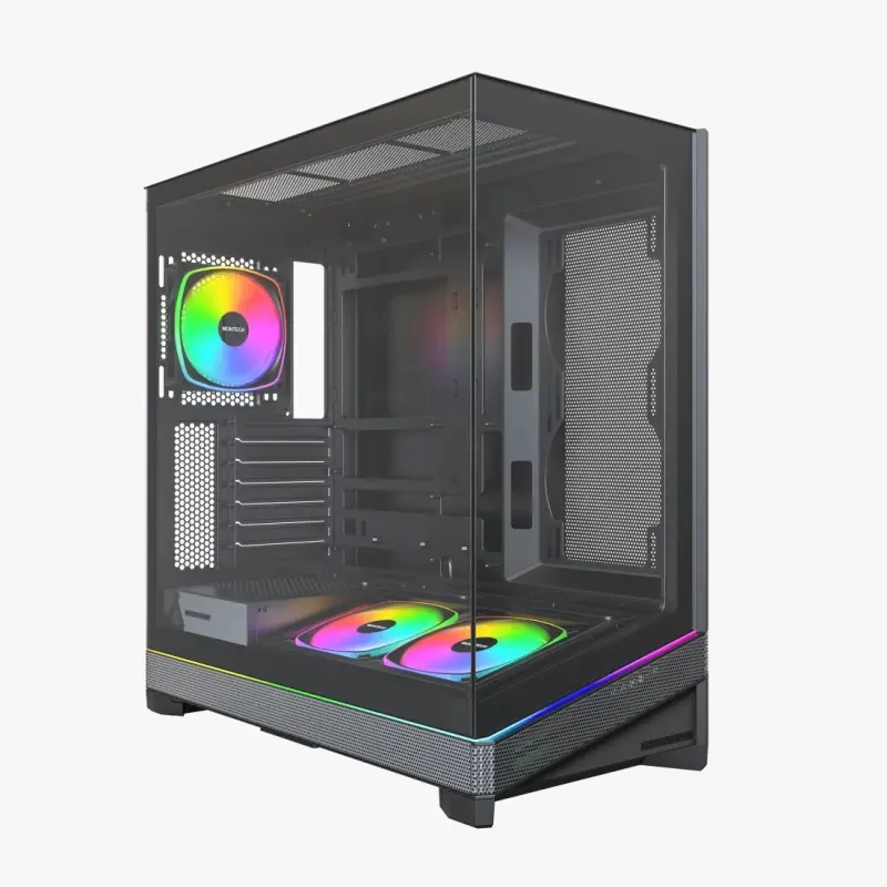 MONTECH SKY 3 ARGB ATX 機箱 - 黑色 (預裝3把ARGB風扇)