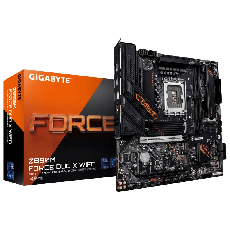 GIGABYTE 技嘉 Z890M FORCE DUO X WIFI7 MATX 主機板 (DDR5) - 3 年保養