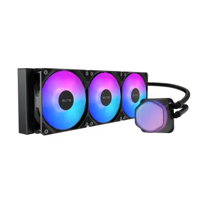 Cooler Master EliteLiquid 360 ARGB WHITE 黑色 360mm 一體式水冷 CPU 散熱器