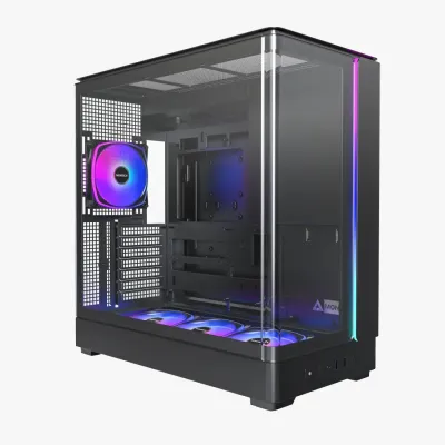 MONTECH KING 45 PRO ATX Case - 黑色 (預裝4把ARGB風扇)