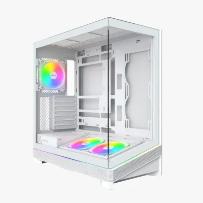 MONTECH SKY 3 ARGB ATX 機箱 - 白色 (預裝3把ARGB風扇)