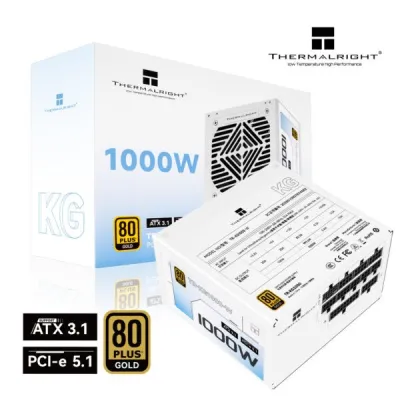 Thermalright KG1000 1000W 80Plus Gold 金牌 主機電源 - 白色