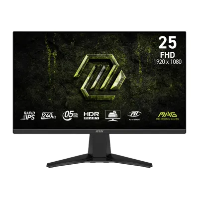 MSI 微星 MAG 255F X24 24.5吋 FHD Rapid IPS 電競顯示器 (240Hz超高刷 / 0.5ms極速反應 / HDR Ready / 廣色域 / FPS電競首選) -