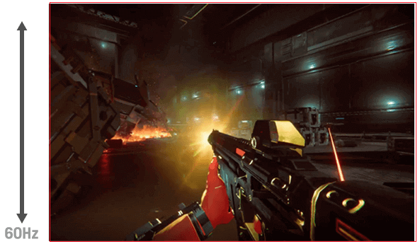 Video of an FPS game