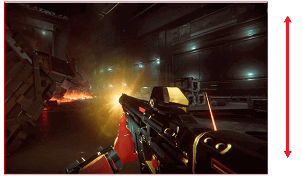 Video of an FPS game