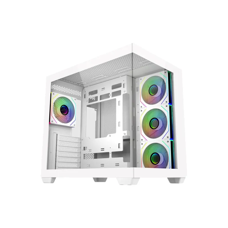 Cooler Master Elite 681 ATX CASE 機箱 RGB 預裝4把ARGB風扇 - 白色